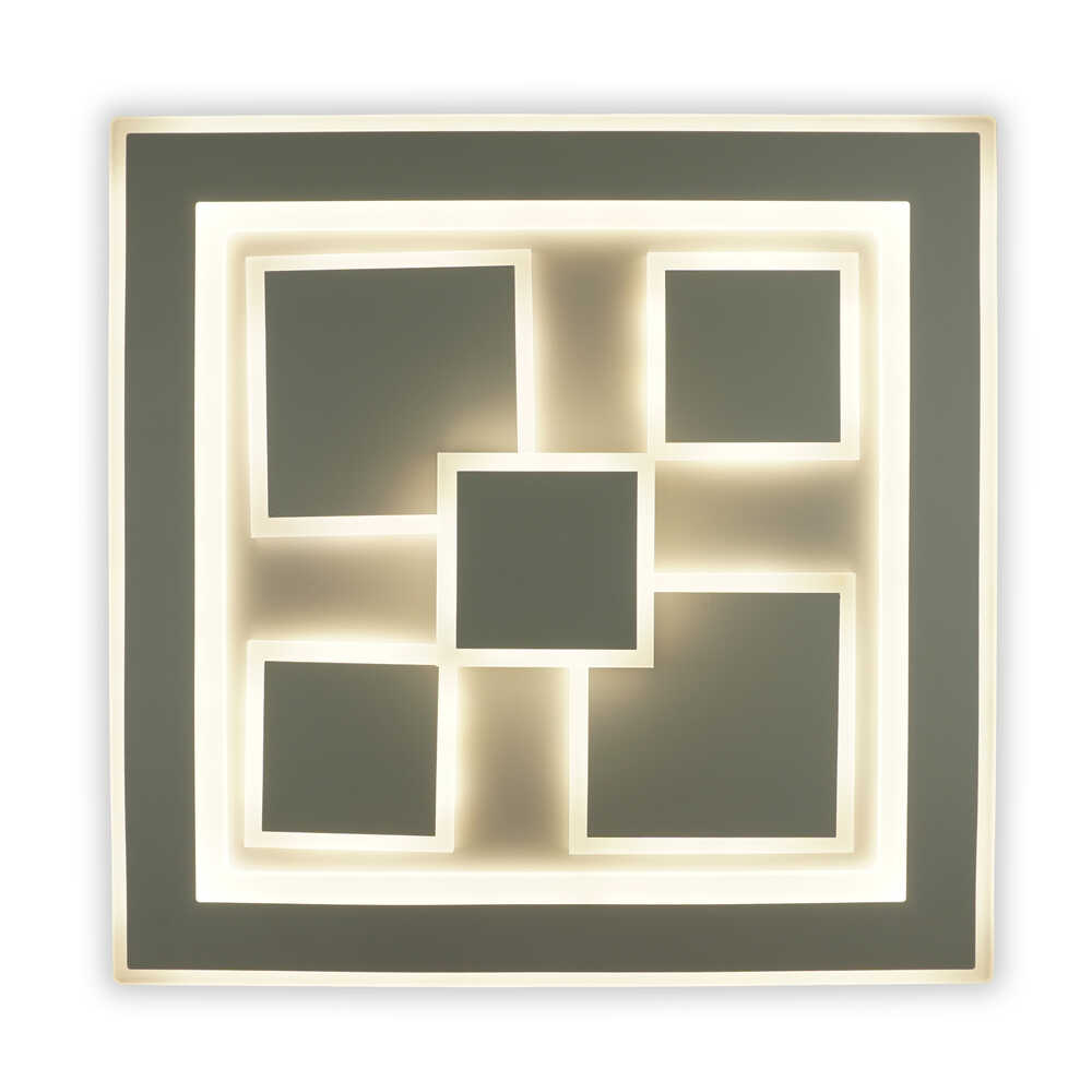 Світильник LED smart OXFORD з пультом 110Вт 3000-6000K 8000Lm Квадратний Білий 220425